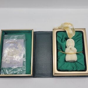 Shall I Play for You in Box Department 56 Retired Snowbabies Christmas Ornament